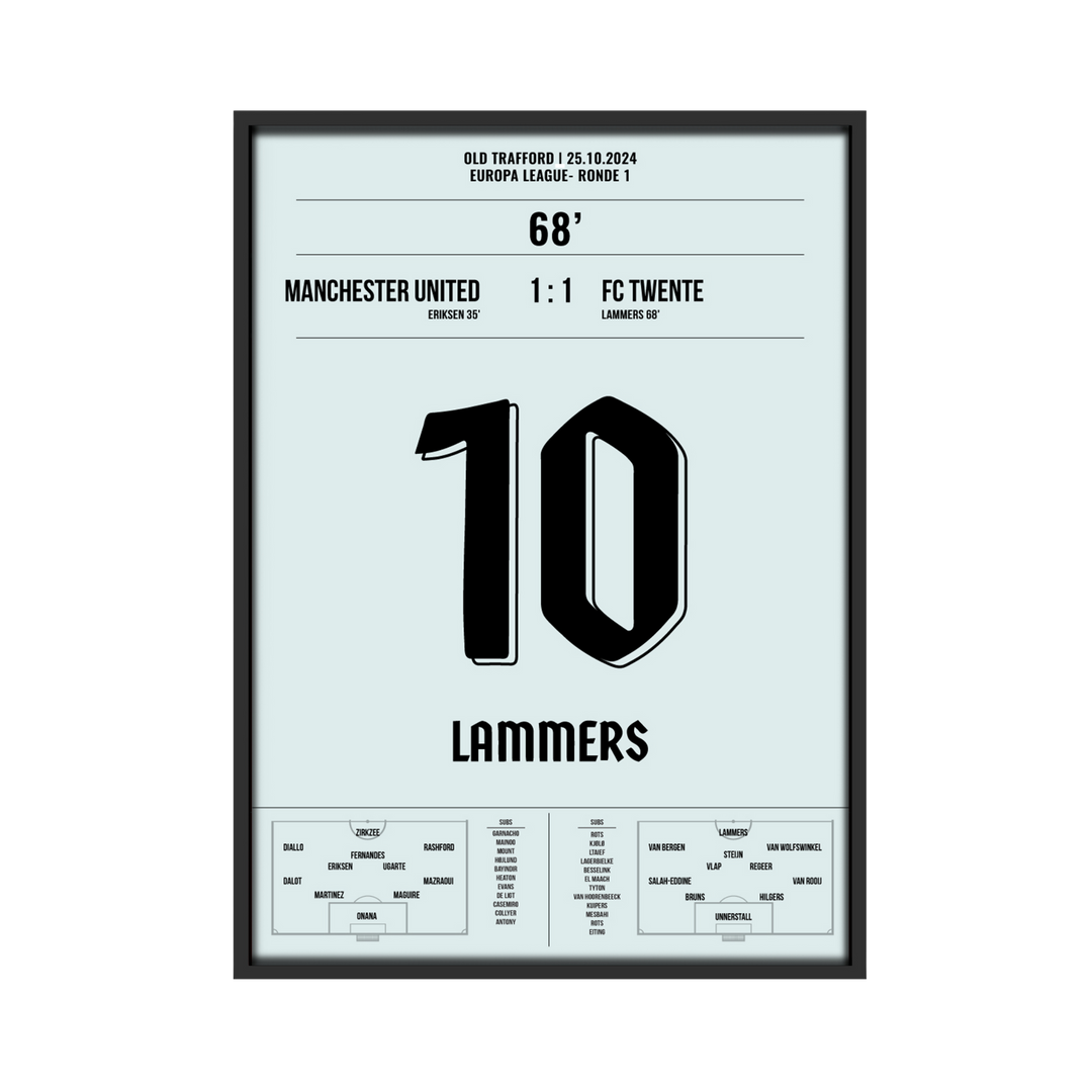 Manchester United- Fc Twente 1:1 Sam Lammers