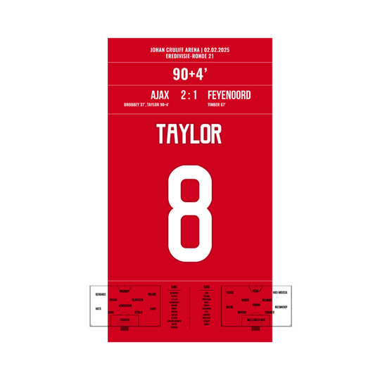 Ajax-Feyenoord 2:1 Taylor