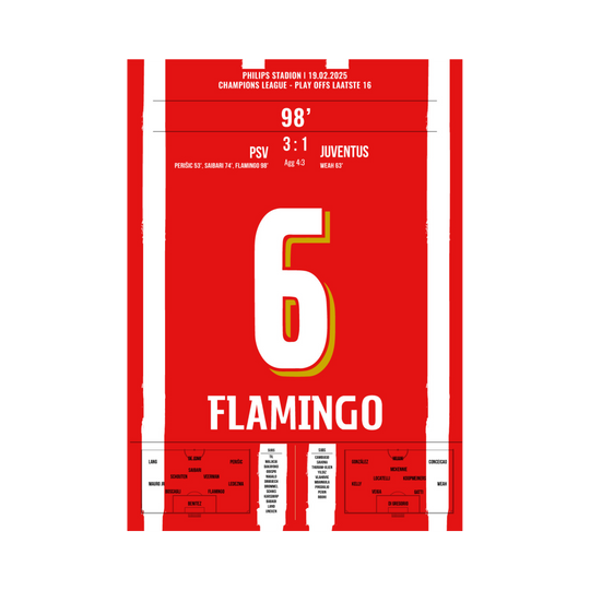 PSV-Juventus 3:1 Flamingo