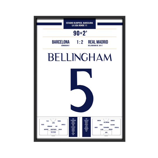 Barcelona- Real Madrid Matchwinner Bellingham