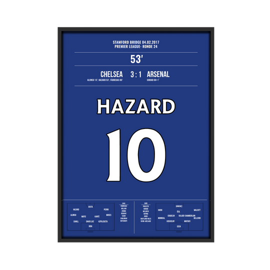 Chelsea-Arsenal 3:1 Hazard