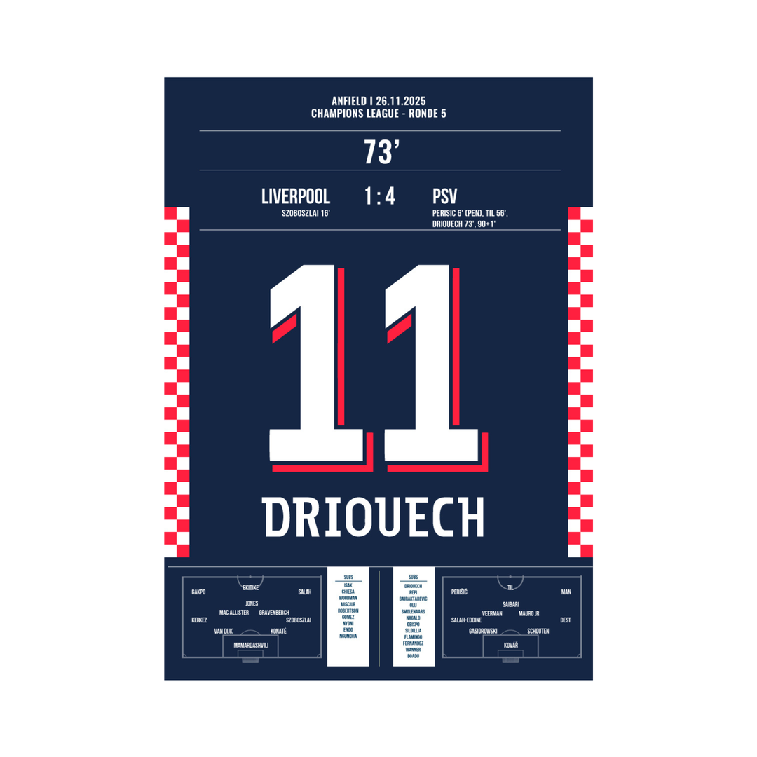 Liverpool - PSV 1:4 Driouech