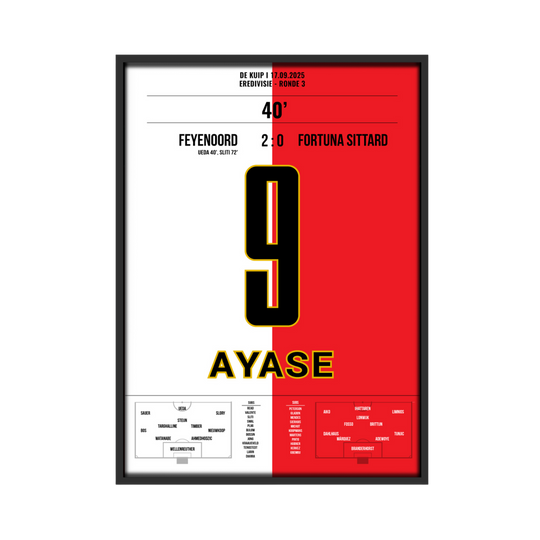 Feyenoord - Fortuna Sittard 2:0 Ayase Ueda