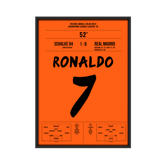 Schalke 04 -  Real Madrid 1:6 Ronaldo