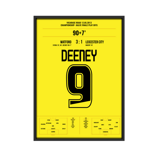 Watford-Leicester City 3:1 Deeney